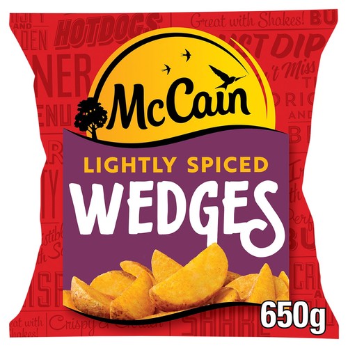 McCain Lightly Spiced Potato Wedges 