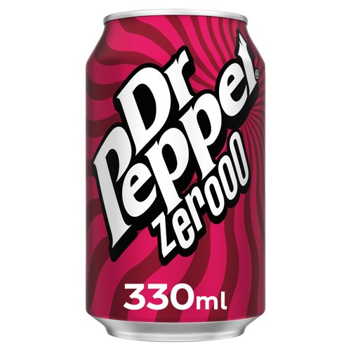 Dr Pepper Zero 8 x 330ml Cans thumbnail 2