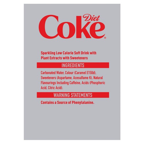 Diet Coke 6 x 250ml thumbnail 2