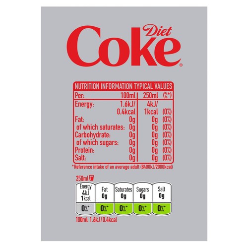 Diet Coke 6 x 250ml thumbnail 3