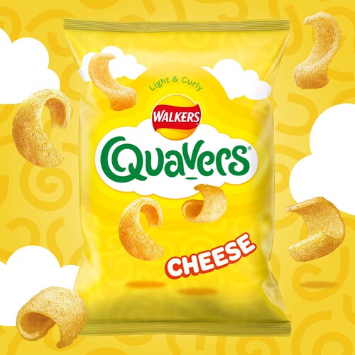 Walkers Quavers Cheese Snacks Crisps thumbnail 4