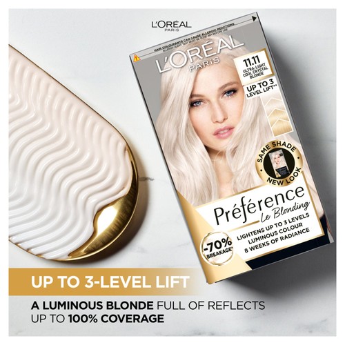 L'Oreal Paris Preference 11.11 Venice Ultra-Light Cool Crystal Blonde thumbnail 3
