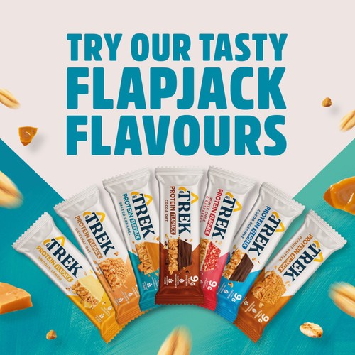 Trek Salted Caramel Protein Flapjacks 3x50g thumbnail 3
