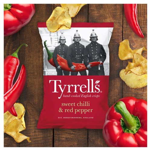 Tyrrells Sweet Chilli & Red Pepper Sharing Crisps  thumbnail 3