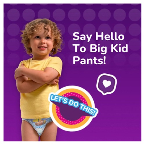 Huggies Pull-Ups Unisex Day Time Training Nappy Pants, Size 5 thumbnail 4