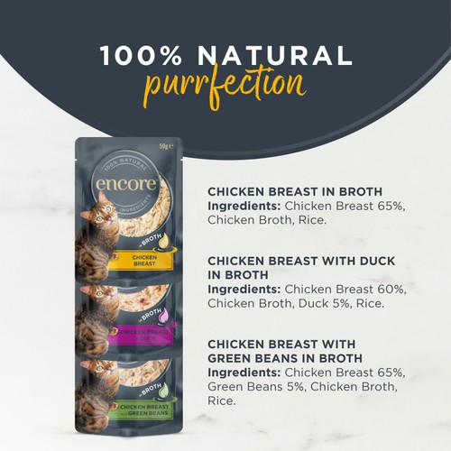 Encore Cat Pouches, Chicken Selection in Broth thumbnail 3