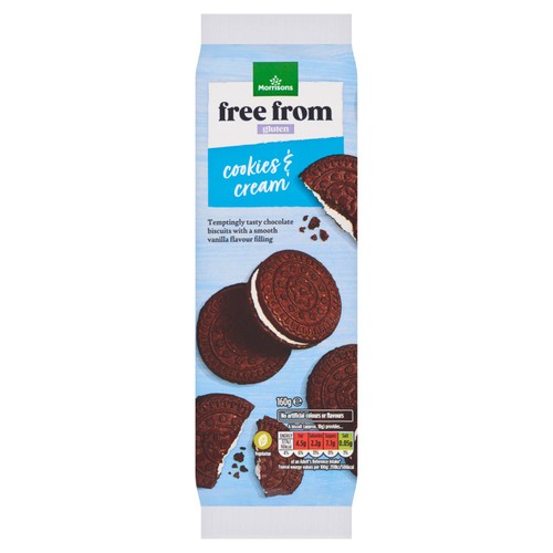 Morrisons Free From Cookies & Cream Cookies 