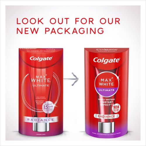 Colgate Max White Ultimate Radiance Whitening Toothpaste thumbnail 3