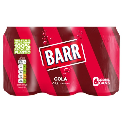 Barr Cola Cans