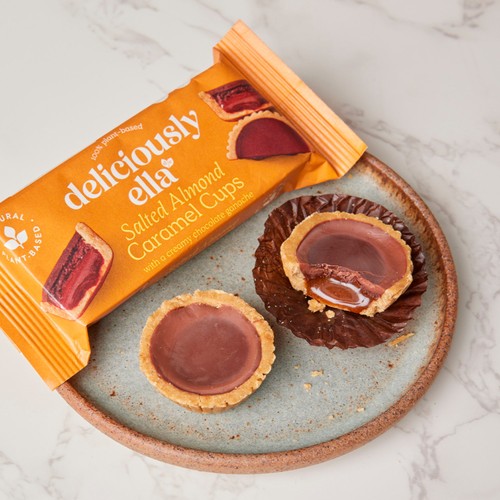 Deliciously Ella Salted Almond Caramel Cups 36g thumbnail 2