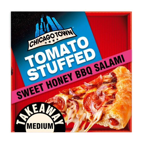 Chicago Town Tomato Stuffed Crust Takeaway Honey BBQ Salami  thumbnail 2