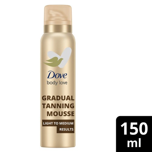 Dove Gradual Self Tan Body Mousse Fair To Medium 150ml