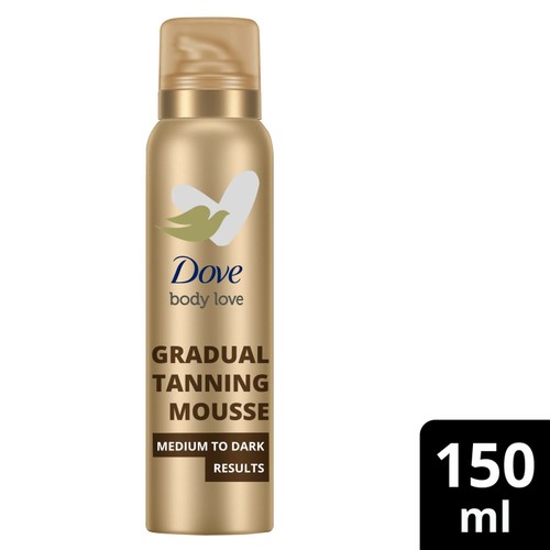 Dove Gradual Self Tan Mousse Medium To Dark 150ml