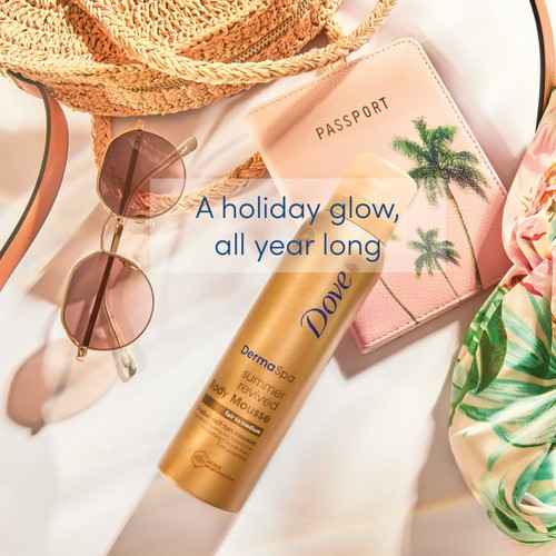 Dove Gradual Self Tan Mousse Medium To Dark 150ml thumbnail 2