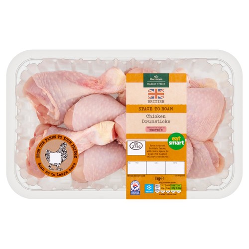 Morrisons British Chicken Drumsticks 1kg