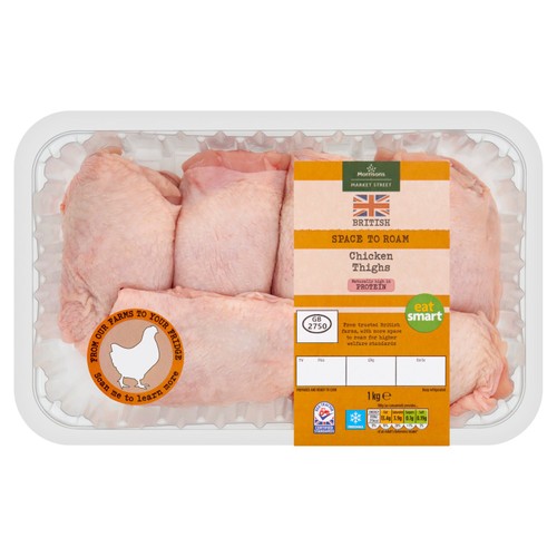 Morrisons British Chicken Thighs 1kg