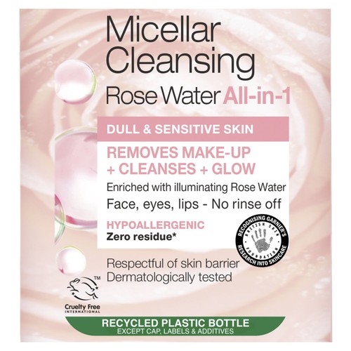 Garnier Micellar Rose Water Cleanse & Glow thumbnail 2