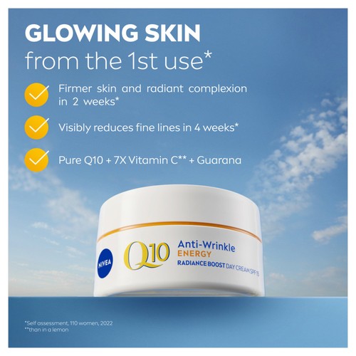 NIVEA Q10 Energy Vitamin C Healthy Glow Day Cream SPF 15  thumbnail 3