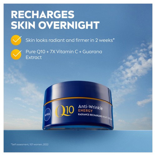 NIVEA Q10 Energy Vitamin C Recharging Night Cream  thumbnail 3