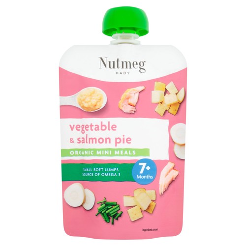 Nutmeg Vegetable & Salmon Pie Baby Food 7M+