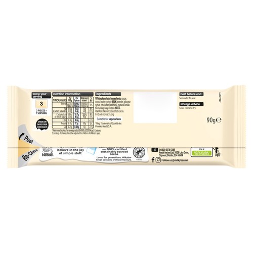 Milkybar White Chocolate Sharing Bar  thumbnail 4