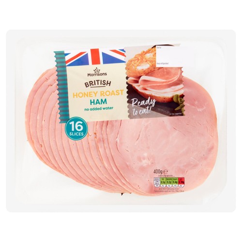 Morrisons British Honey Roast Ham 16 Slices 400g