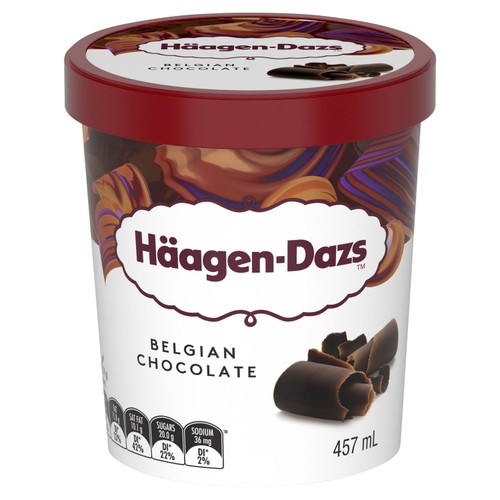 Haagen-Dazs Belgian Chocolate Ice Cream thumbnail 2