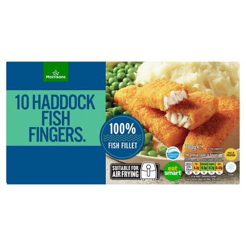 Morrisons 10 Haddock Fish Fingers