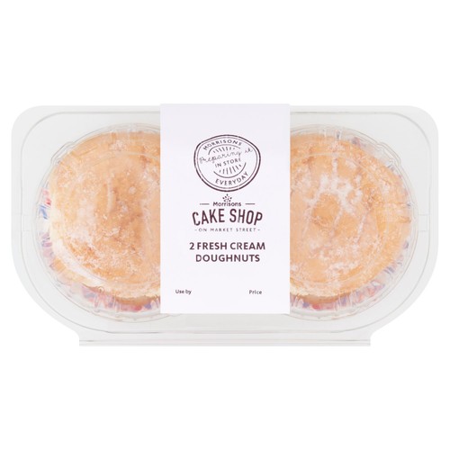 Market Street Fresh Cream Raspberry Ball Doughnuts