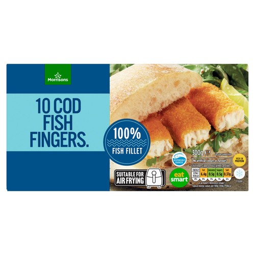 Morrisons 10 Cod Fish Fingers