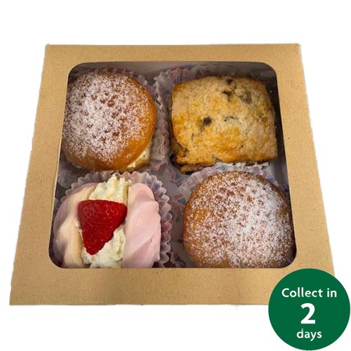 Cream Cake Selection (4 Pack)   FTO