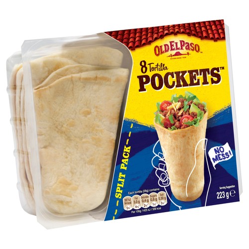 Old El Paso 8 Tortilla Pockets thumbnail 2