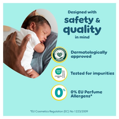 Pampers Premium Protection New Baby Size 1 80 Nappies Jumbo+ Pack thumbnail 5