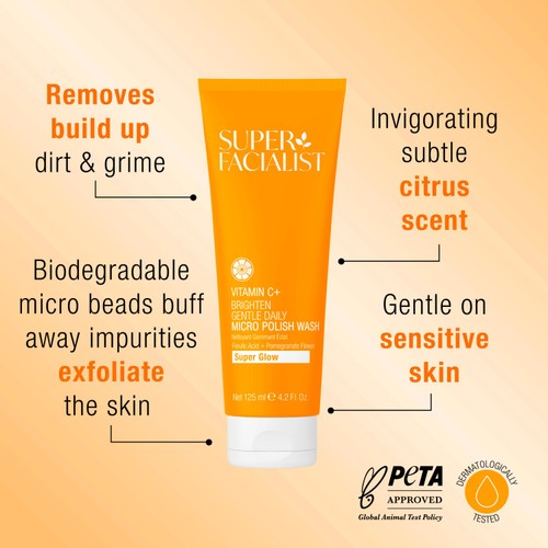 Super Facialist Vitamin C+ Gentle Daily Micro Polish Wash thumbnail 3