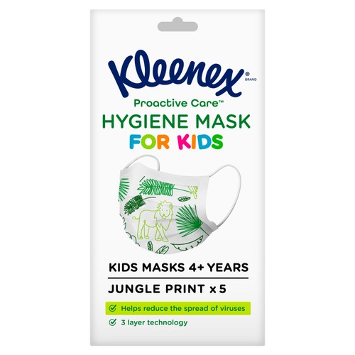 Kleenex Hygiene Kids Mask 5Pk thumbnail 2