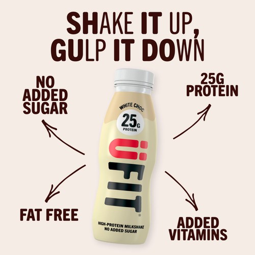 UFIT High Protein Shake Drink White Chocolate thumbnail 2