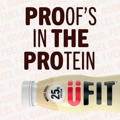 UFIT High Protein Shake Drink White Chocolate thumbnail 3