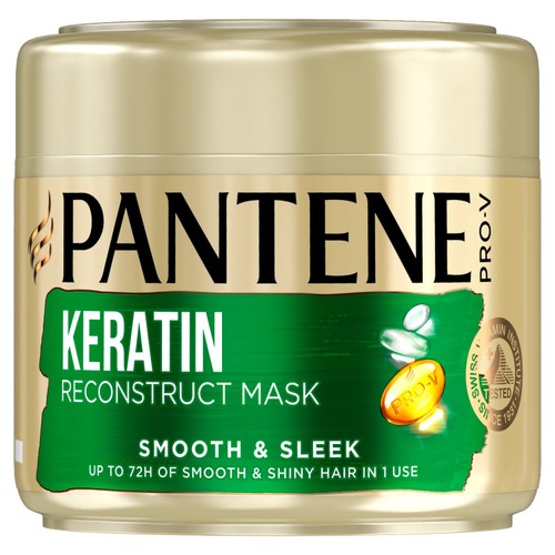 Pantene Smooth & Sleek Keratin Hair Mask For Frizzy and Dull Hair