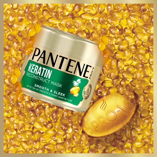 Pantene Smooth & Sleek Keratin Hair Mask For Frizzy and Dull Hair thumbnail 5