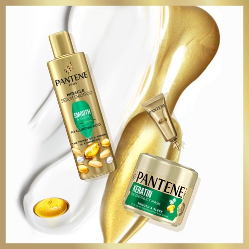 Pantene Smooth & Sleek Keratin Hair Mask For Frizzy and Dull Hair thumbnail 6