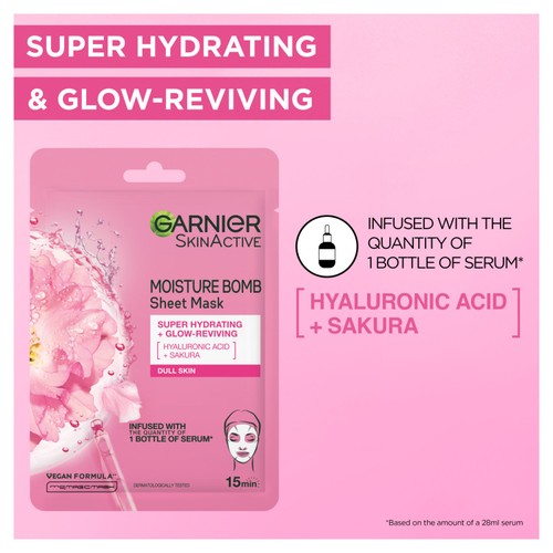 Garnier Moisture Bomb Hydrating Tissue Mask thumbnail 2