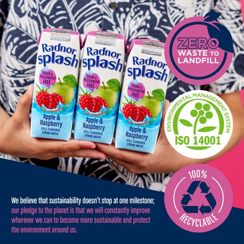 Radnor Splash Apple And Raspberry Flavoured Water thumbnail 4