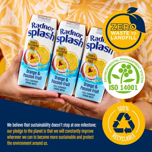 Radnor Splash Orange & Passion Fruit Flavoured Water thumbnail 2