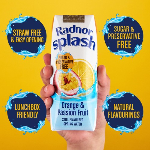 Radnor Splash Orange & Passion Fruit Flavoured Water thumbnail 3
