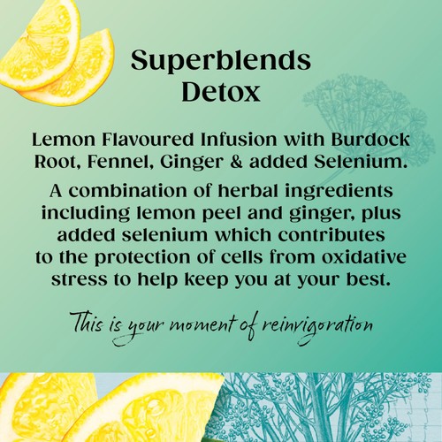 Twinings Detox Lemon & Ginger With Burdock Root & Fennel 20 Bags thumbnail 4