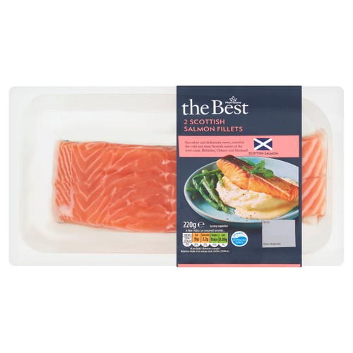 Morrisons The Best Scottish Salmon Fillets 2 Pack 220g