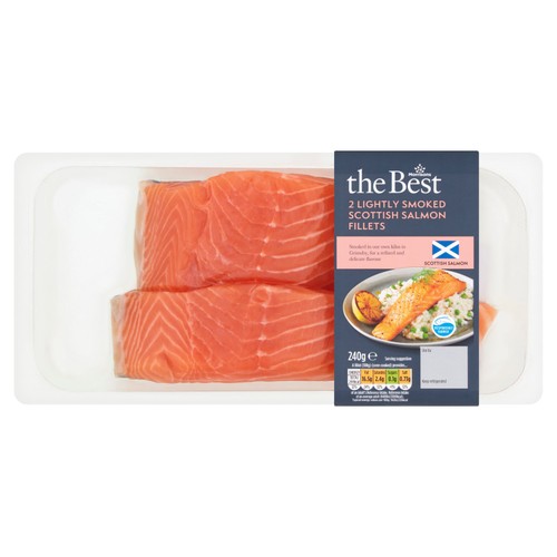 Morrisons The Best Lightly Smoked Scottish Salmon 240g