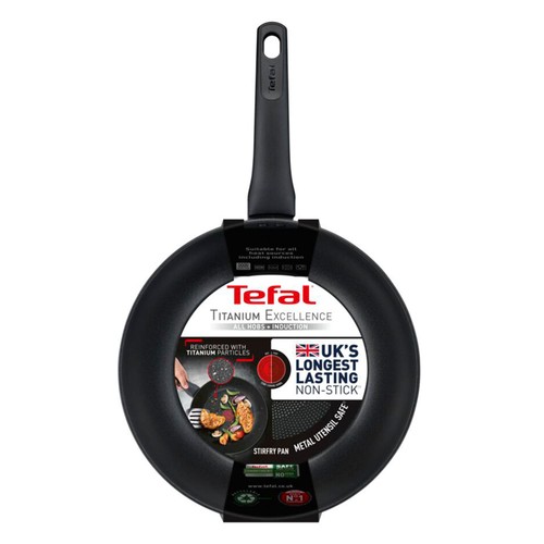 Tefal Titanium Excellence Wok 28cm thumbnail 2