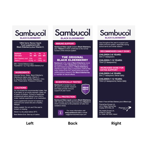 Sambucol Black Elderberry For Kids Liquid thumbnail 3