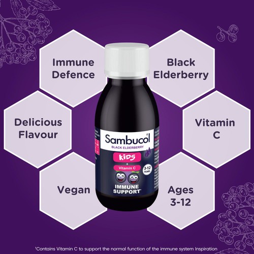 Sambucol Black Elderberry For Kids Liquid thumbnail 4